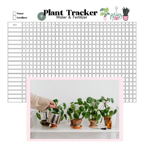 Plant Tracker Printable